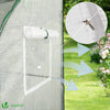 Serre de jardin hivernage murale adossee avec bache PE 300x100x180cm blanc - vounat.shop