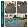 Lot de 16 dalles clipsables exterieures 30x30cm en Composite WPC Gris - vounat.shop