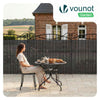 Clôture en canisse PVC 160x500cm Anthracite - vounat.shop