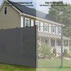 Brise vue occultant en HDPE 150g/m² 1.8x20m avec attaches de fixation gris - vounat.shop