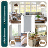 Store moustiquaire pour fenetre enroulable et recoupable en aluminium L80 x H130 cm Blanc - vounat.shop