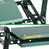 Agenouilloir tabouret de jardin 2 en 1 avec pochette de rangement EVA vert - vounat.shop