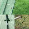 Serre de jardin hivernage dome avec bache PE 160x160x180cm Vert - vounat.shop