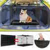 Cage pour chien pliable avec 2 portes verrouillable plateau amovible et housse de protection 92x58x64cm - vounat.shop