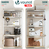 Etagères de rangement charge lourde robuste à 5 niveaux 90x40x180cm - vounat.shop
