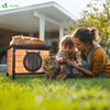 Maison pour Chat en bois avec toit bitumé et entrée en forme d'oreilles de chat - vounat.shop