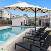 Parasol Jardin Double Aluminium 150 x 300 cm beige - vounat.shop