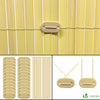 Canisse PVC brise vue ultra renforce avec attaches de fixation 100x500cm beige - vounat.shop