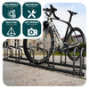 Ratelier range velo acier mural et sol 5 vélos Noir - vounat.shop