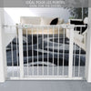 Barriere de Securite porte et escalier 100-108cm blanc pour animaux - vounat.shop