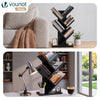 Bibliotheque Arbre etagere a Livres 30x16x60cm Noir - vounat.shop