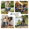 Tabouret pliant antiderapant 39x32x40 cm plastique gris - vounat.shop