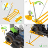 Leve tracteur Tondeuse Supporte 400 kg max Jaune - vounat.shop