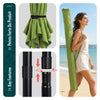 Parasol de jardin inclinable avec aeration et sac bandouliere 270cm vert olive - vounat.shop