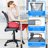 Fauteuil de Bureau Ergonomique pivotant avec dossier toile respirant Gris - vounat.shop