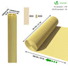Canisse PVC brise vue ultra renforce avec attaches de fixation 80x500cm beige - vounat.shop