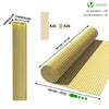 Canisse PVC brise vue ultra renforce avec attaches de fixation 90x300cm beige - vounat.shop