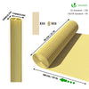 Canisse PVC brise vue ultra renforce avec attaches de fixation 90x500cm beige - vounat.shop