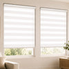Lot de 2 Store enrouleur jour nuit double 90x150cm Blanc - vounat.shop