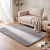 Tapis de salon poils ras doux antiderapant 120x160cm uni gris - vounat.shop
