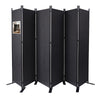 Paravent interieur separateur 6 panneaux autoportant pliable 340 x 30 x 164 cm Anthracite - vounat.shop