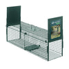 Piege pour animaux vivants cage trappe en metal 100x29x40cm vert - vounat.shop