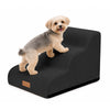 Escalier pour chien et chat en mousse haute densite et housse lavable 57x40x40cm noir - vounat.shop