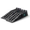 Lot 2 rampes nivellement voiture 5T cale d’acces PP 91x30.5x22cm noir - vounat.shop