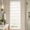 Store enrouleur jour nuit double 55x150cm Blanc - vounat.shop