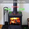 Ventilateur poele bois 4 lames avec Protection Contre le Surchauffe - vounat.shop