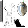 Arbre à Chat 154cm avec Griffoir Plateforme Niche XXL Beige - vounat.shop