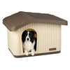 Maison pour chat chien plastique interieur exterieur 75x63x51cm Beige - vounat.shop