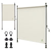 Store vertical sans percage extensible exterieur 200x310cm polyester beige - vounat.shop
