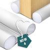 Lot de 4 Boudins de Porte Isolants coupe froid Découpables 96cm Blanc - vounat.shop