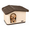 Maison pour chat chien plastique interieur exterieur 60x51x41cm Beige - vounat.shop