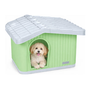 Maison pour chat chien plastique interieur exterieur 60x51x41cm Vert - vounat.shop