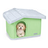 Maison pour chat chien plastique interieur exterieur 60x51x41cm Vert - vounat.shop