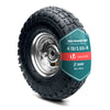 Roue gonflable robuste 3.5-4 pour chariot brouette alesage 16mm 260x85mm metal - vounat.shop