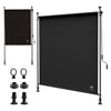 Store vertical sans percage extensible exterieur 200x310cm polyester anthracite - vounat.shop