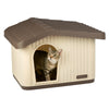 Maison pour chat chien plastique interieur exterieur 60x51x41cm Beige - vounat.shop