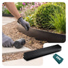 Lot de 25 Bordure de jardin en métal flexible 100x13cm noir - vounat.shop
