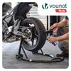 Bequille Moto roue arriere charge max 390 kg acier Noir - vounat.shop
