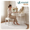 Tapis de salon poils ras doux antiderapant ф160cm uni crème - vounat.shop