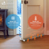 Lot de 4 Boudins de Porte Isolants coupe froid Découpables 96cm Gris - vounat.shop