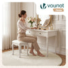 Tapis de salon poils ras doux antiderapant ф160cm uni beige - vounat.shop