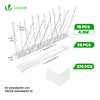 Pic Anti-Pigeon en Acier Inoxydable 4.5M Pack de 18 modules - vounat.shop