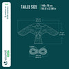 Cerf volant anti oiseaux effaroucheur sans mat Faucon modele F - vounat.shop