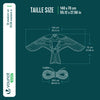 Cerf volant anti oiseaux effaroucheur sans mat Faucon modele C - vounat.shop