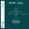 Cerf volant anti oiseaux effaroucheur sans mat Faucon modele D - vounat.shop