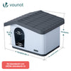 Maison pour chat chien plastique interieur exterieur 75x63x51cm Blanc - vounat.shop